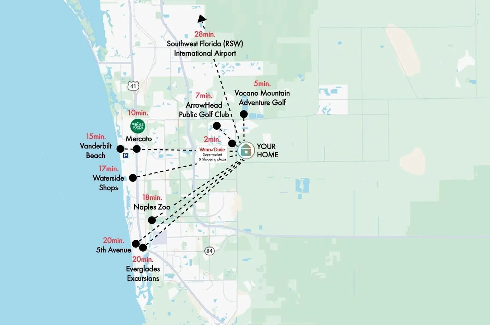 Escape, 2 Villas, Pickleball, Basketball, Heated Pool & Spa, Game Naples
