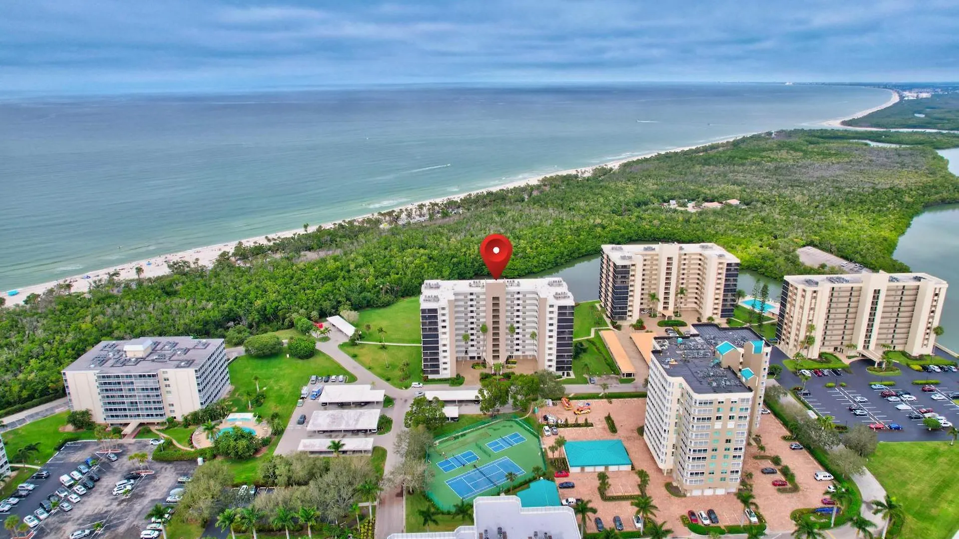 6th Floor End Unit -bay Side -with Gulf Views And Walk To Vanderbilt