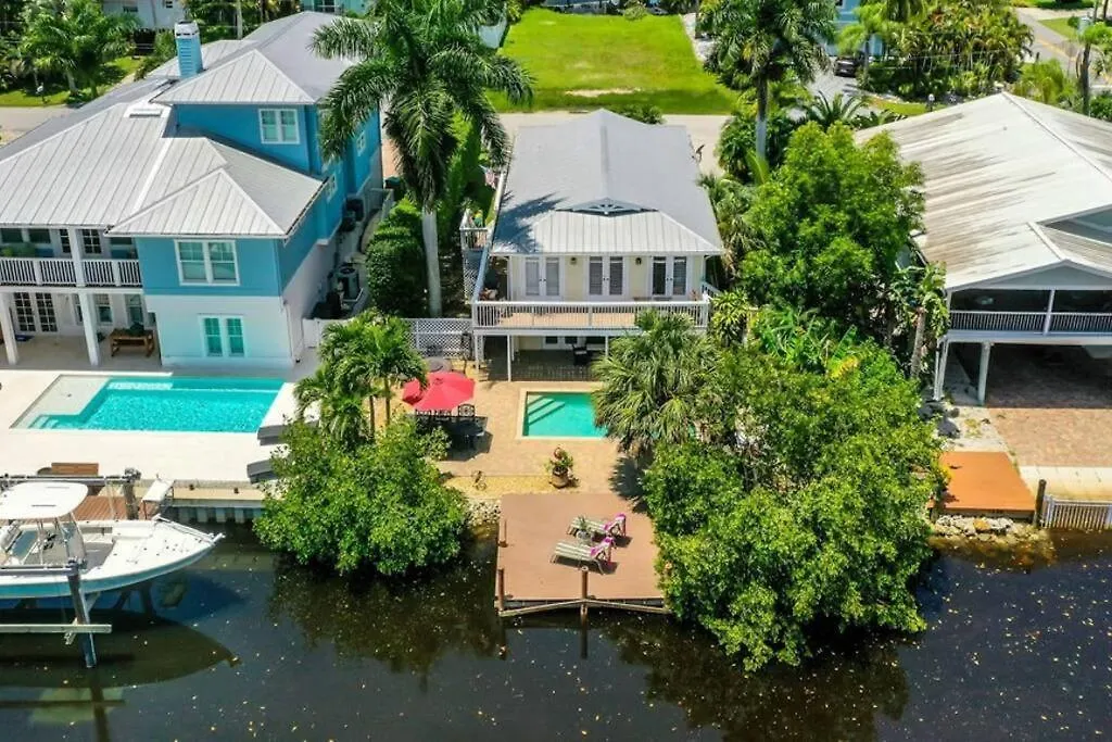 3 Bed 3 Bath Tropical Paradise Waterfront Pool House - On Canal - Direct Acces To Gulf *