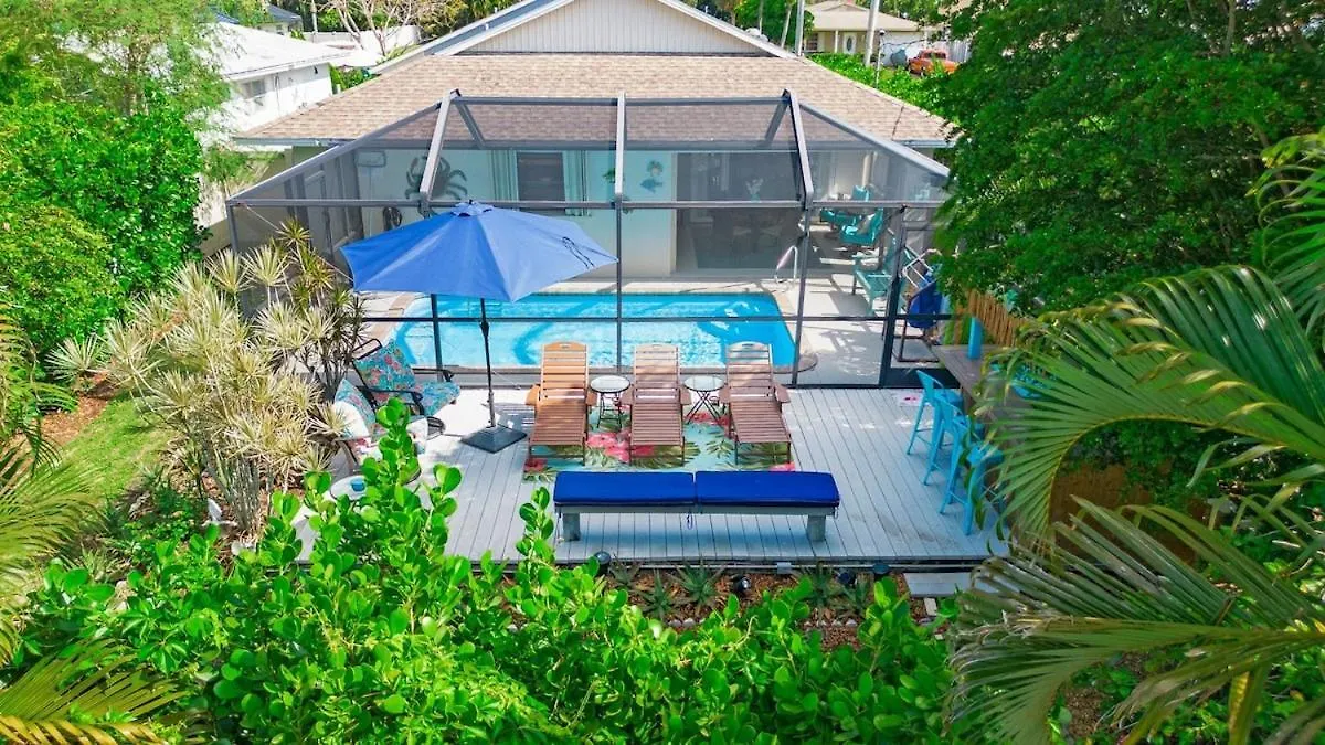 Beachy Haven 3 Bed 2bath Heated Pool Tiki Bar Sleep 6 * North Naples